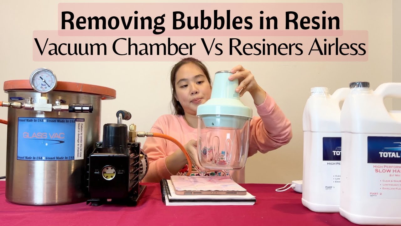 How to Remove Bubbles in Resin - Resiners Airless vs Vacuum Chamber 