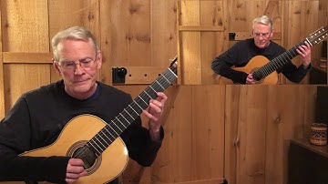 Invention #4 BWV 775 by J S Bach; Daniel Estrem, guitar