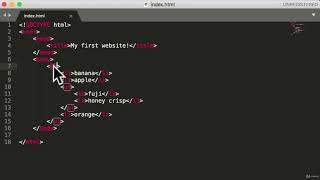 4.8 Self Closing HTML Tags