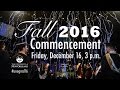 Fall Commencement 2016