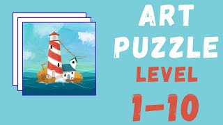 Art Puzzle Gameplay | All Levels | Level 1-10 Solutions screenshot 5