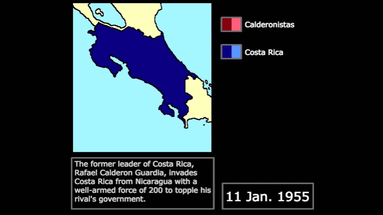 [Wars] The Costa Rican Civil War of 1955 YouTube