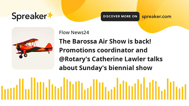 The Barossa Air Show is back! Promotions coordinat...