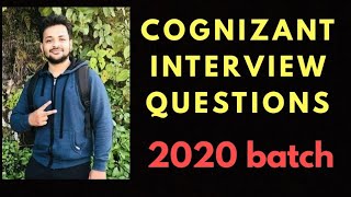 COGNIZANT Interview questions 2020 batch | DIT University