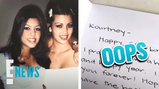 Information Kim Kardashian Mistakes Kourtney's Age on Birthday Card | E! News News