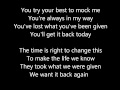 Three Days Grace - Born Like This [Lyrics]