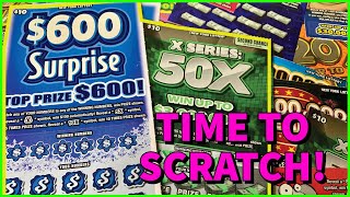 Hello Wins? Are You There? $600 Surprise & 50X! NY Lotto Scratch Offs