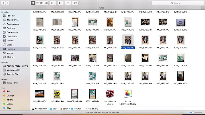 How to play image slideshow in Macbook pro, air |  View multiple photos in finder