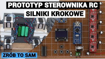 DIY - Mój sterownik do silników krokowych - Arduino NRF24L01 SSD1306 itd.