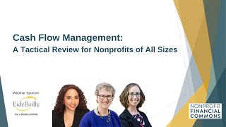 Cash flow management: A tactical review for nonprofits of all sizes