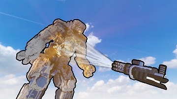 Experiments with MEGAGUN (Nuke Mode) | Teardown