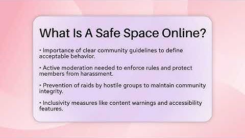 What Is A Safe Space Online? - Everyday-Networking