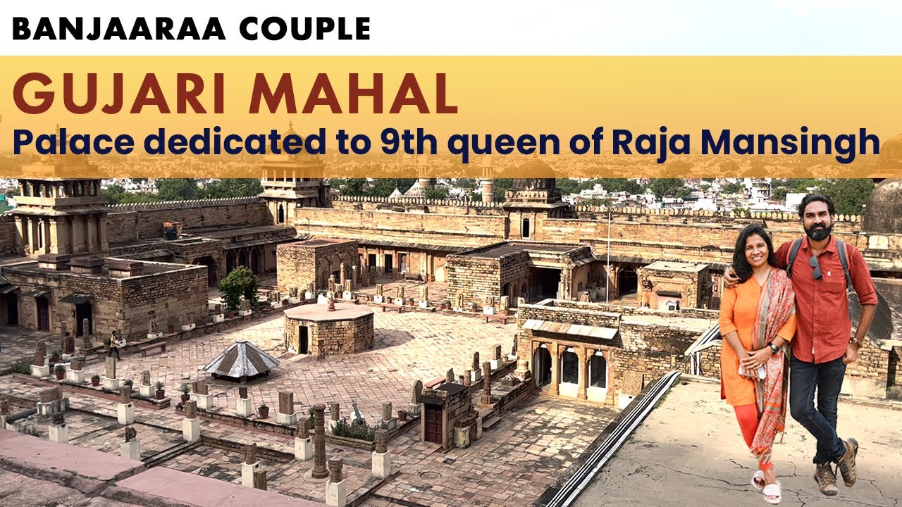 Video thumbnail: Exploring Gwalior’s Hidden Gems: Gujari Mahal & The Monalisa of India | Banjaaraa Couple Travel Vlog
