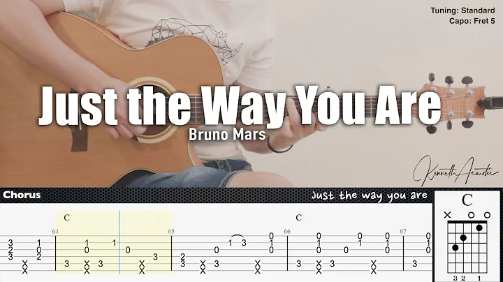 Just the Way You Are - Bruno Mars | Fingerstyle Gu...