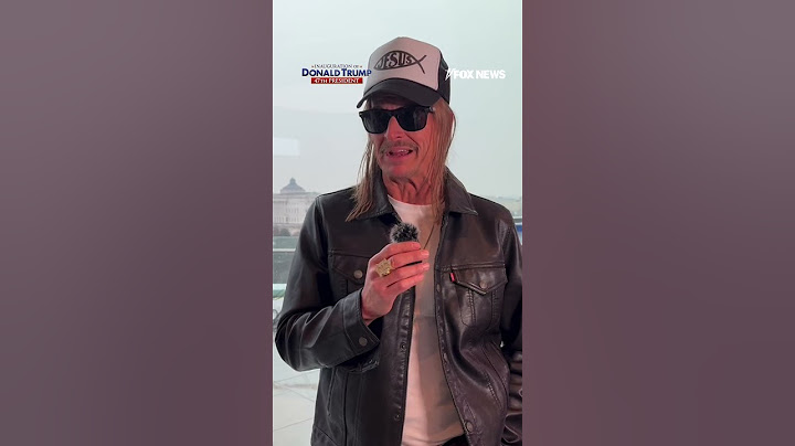 Kid Rock: Trump's gonna "MAFA," Make America Fun Again