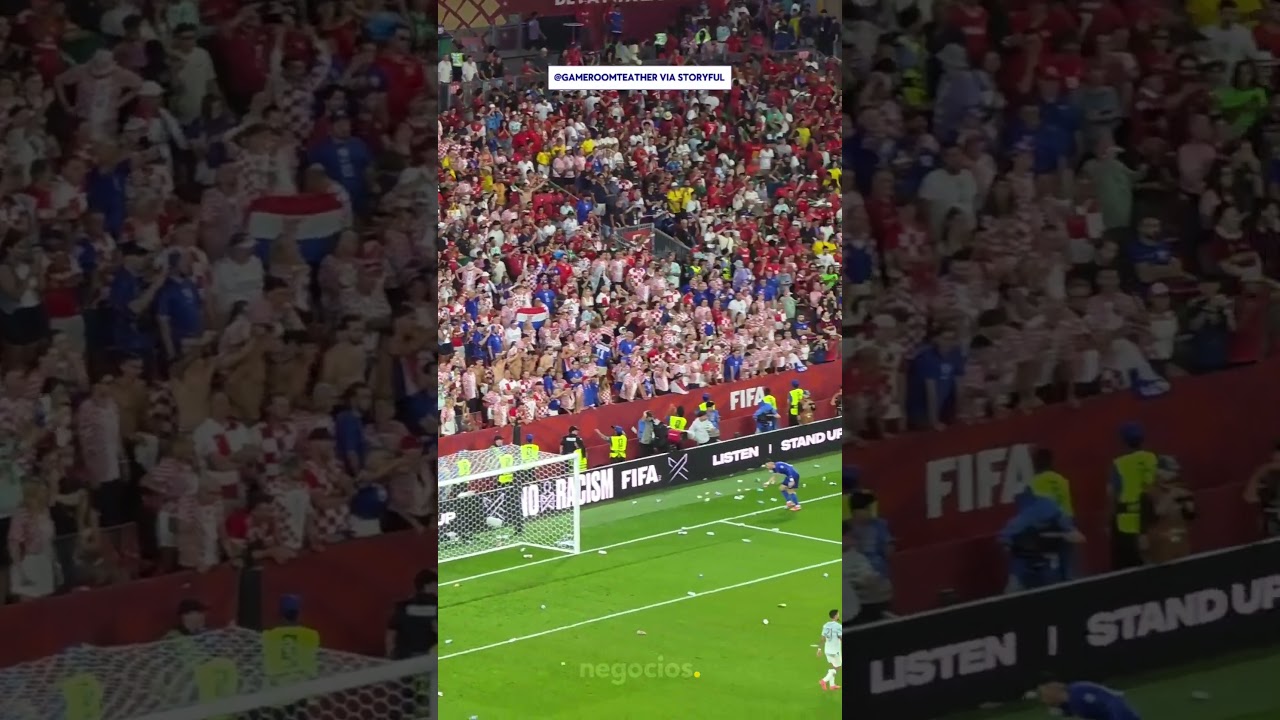 ¡Escándalo mundial! El VAR elimina a Croacia y la afición estalla con botellas al campo