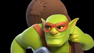 Best loot Attack without lost trophy (Super goblin and earthquake spell)clash of  clan