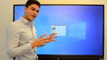 Repeat Signage being displayed on a StarBoard.