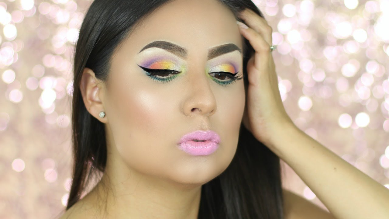 Bright Summer Eyeshadow Tutorial Collab W Beautybyjosiek YouTube