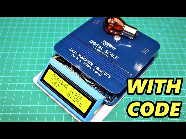 Build a Digital Weighing Scale DIY Electronics Project - Tacuna Systems