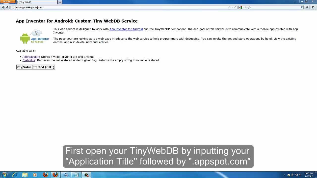 Android Apps: Manually Editing your TinyWebDB