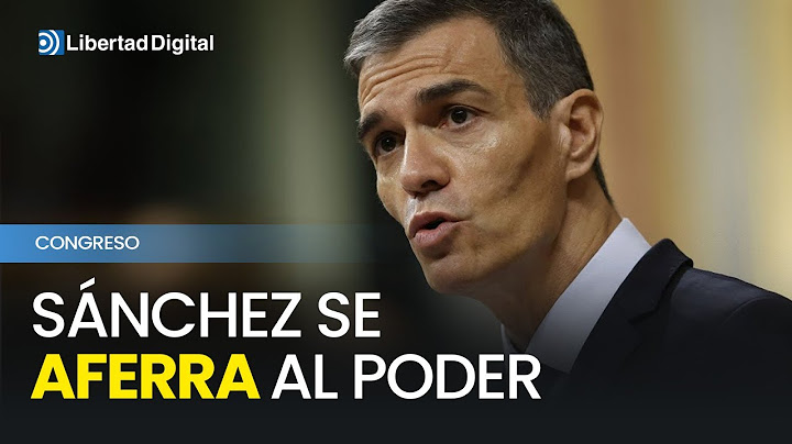 Sánchez se niega a dimitir: "No voy a tirar la toalla"