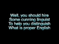 Word Crimes Lyrics - Weird Al