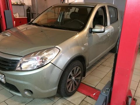 Как поменять масло Renault Sandero