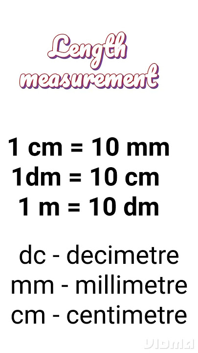measurement in length | cm , dm , mm , m 🤔