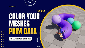 One material to rule them all : color your instances with Custom Primitive data in UE5
