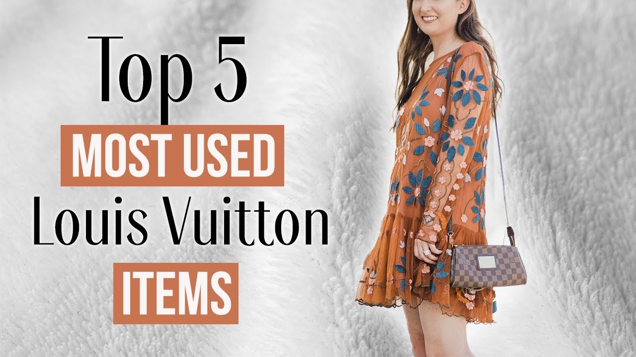 Top 5 most used Louis Vuitton items - YouTube