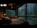 Sleep Instantly to Heavy Rain on a Large Window 🌧️ 3 Hours Pure Nature Sound (No Thunder)