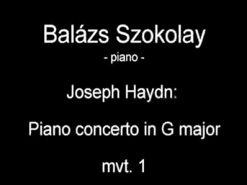 Joseph Haydn: Piano concerto in G major - 1st mvt. - Balzs Szokolay