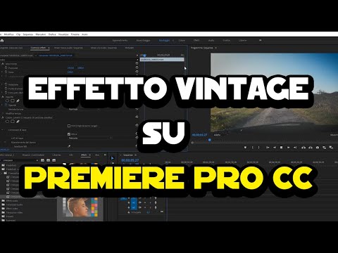 Video: Come si crea un effetto vintage in Premiere Pro?