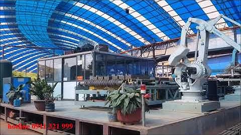 Robot xếp gạch lò xoay tuynel