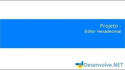 Simples Editor Hexadecimal VB.NET