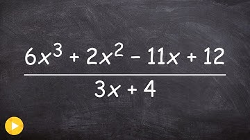 How to divide using synthetic division and write your remainder over your divisor