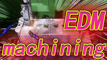 EDM electric discharge machining process for mold making and toolmaking