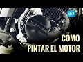 Cómo PINTAR el motor de tu Moto /Opaco/Abrillantado / Rocketman 250