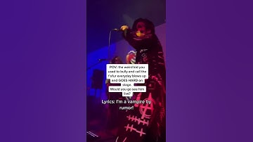 POV: the weird kid plays live music… #emo #goth #emomusic #poppunk #punk #rockmusic #rockstar