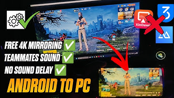 FREE SCREEN MIRRORING ANDROID TO PC SOFTWARE | FREE SCREEN CAST BGMI ANDROID TO PC