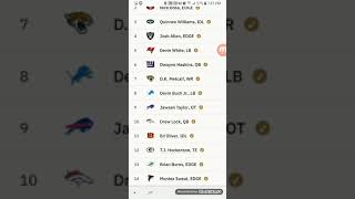 2019 NFL MOCK DRAFT 1.0
