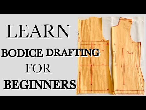 HOW TO DRAFT BASIC BODIES PATTERN | basic bodice tutorial - YouTube