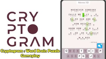 Cryptogram : Word Brain Puzzle Game Gameplay