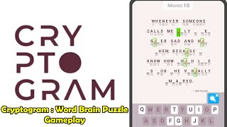 Cryptogram : Word Brain Puzzle Game Gameplay screenshot 1