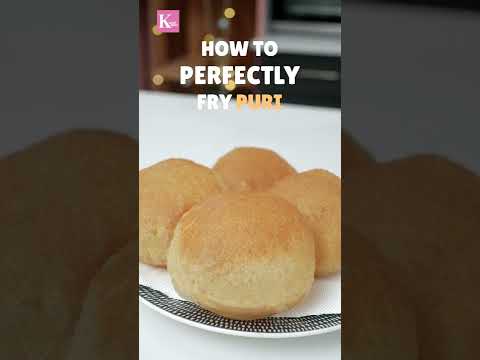     ,    ?   How to Fry Puri?   Kunal Kapur   #shorts #food