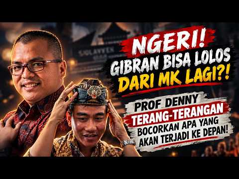TERRIFYING! CAN GIBRAN ESCAPE THE CONSTITUTIONAL COURT AGAIN?! PROF. DENNY OPENLY LEAKS WHAT WILL...