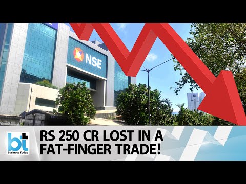 What is a fat-finger trade and how it led to a loss of Rs 250 crores?