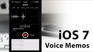 Hands-On iOS 7 Voice Memos App - New Design/Layout