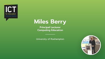 Miles Berry - Principal Lecturer at University of Roehampton